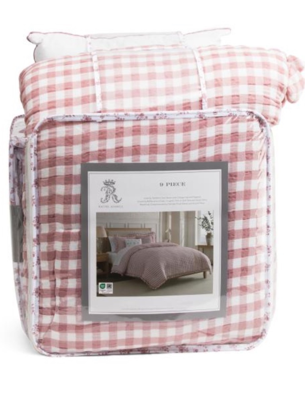 Rachel ASHWELL checkered multi-piece comforter set